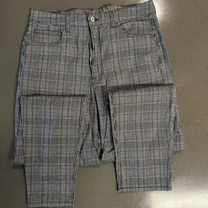 AE Plaid Mom Pant